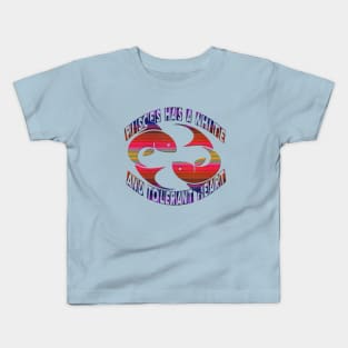 Pisces T-shirt5 with a white and indulgent heart Kids T-Shirt